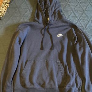 Nike navy mens large hoodie
